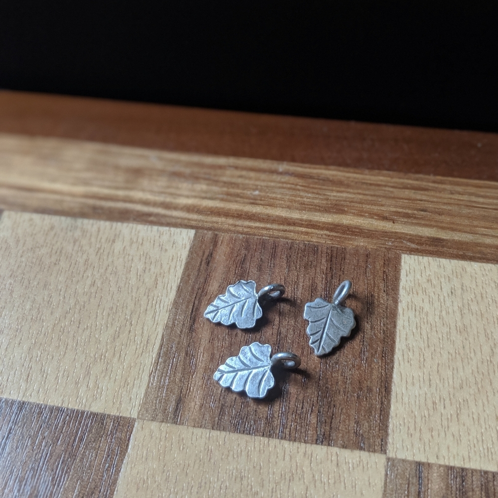 Sliver leaf charms